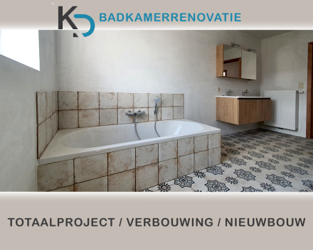 Badkamerrenovatie. Een totaalproject van uw verbouwing of nieuwbouw_Sanitair en Centrale verwarming Kevin Demeulemeestere